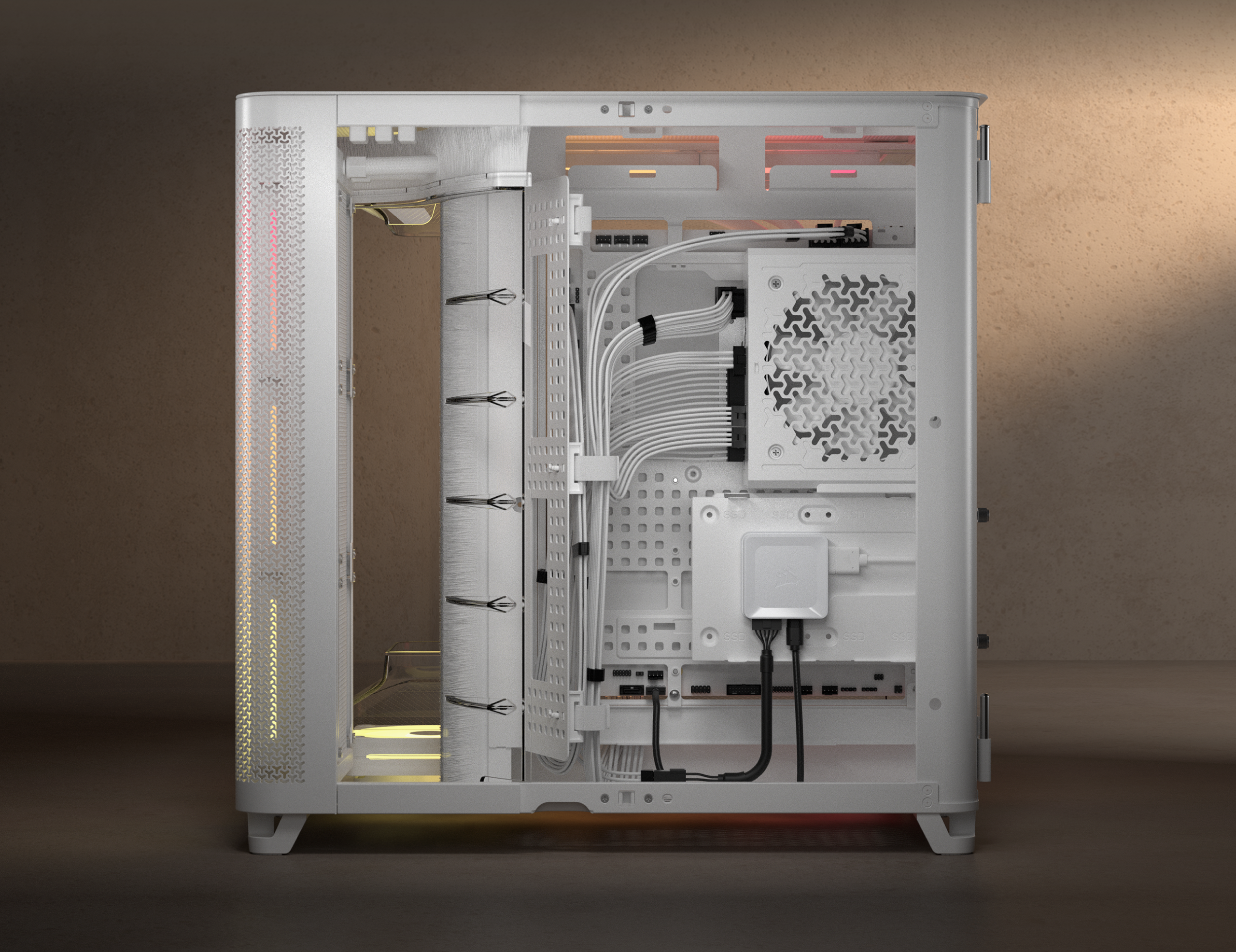 Corsair AIR 5400 LX-R RGB iCUE LINK Triple Chamber Mid-Tower PC